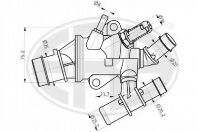 WILMINK GROUP wg1492720 -  Термостат, охлаждающая жидкость